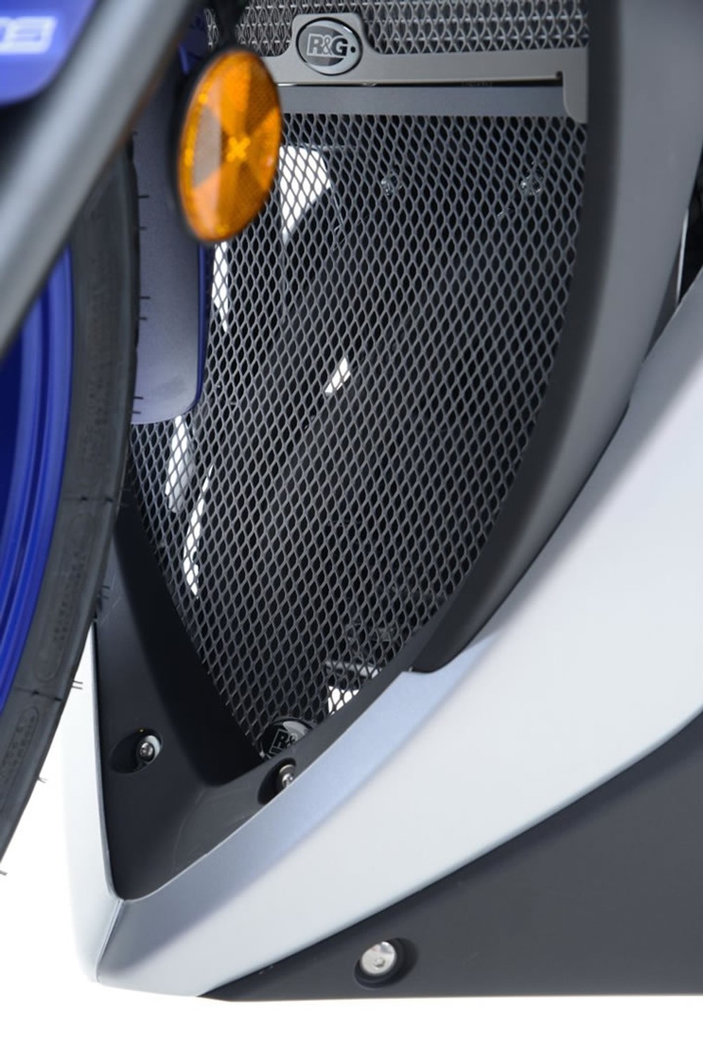 R&G Racing Downpipe Grille for Yamaha YZF-R25 '14-'18, YZF-R3 '15-'18 R&G Racing Downpipe Grille for Yamaha YZF-R25 '14-'18, YZF-R3 '15-'18